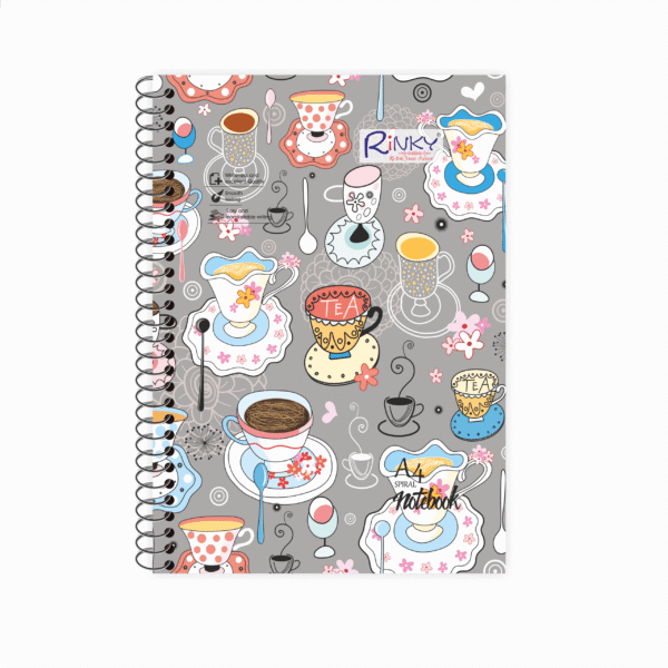 Tea Break – A4 Spiral Notebook for School & Work