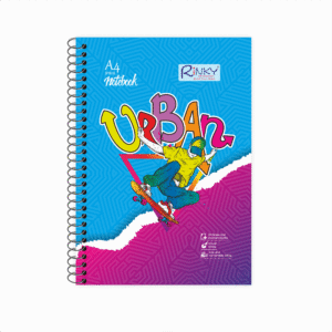 Urban Skating – A4 Spiral Notebook for School & Work
