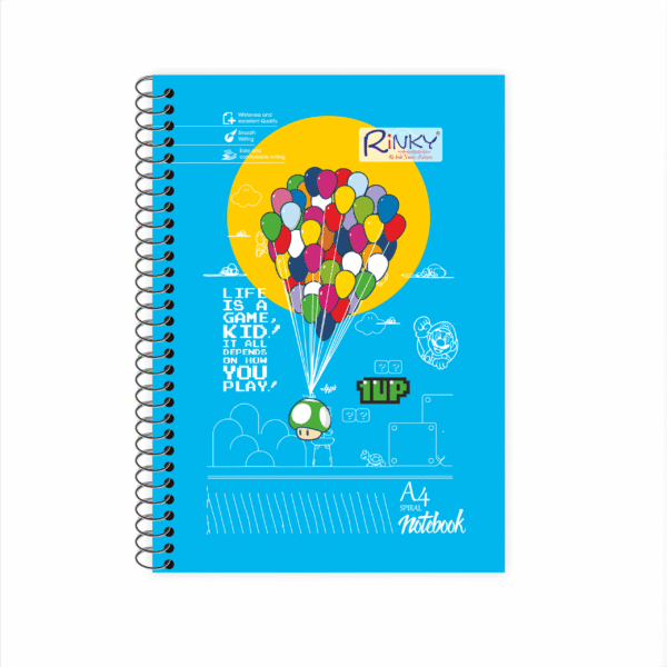 Air Balloon – A4 Spiral Notebook for School & Work