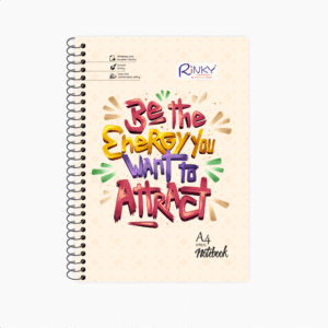 Attractive – A4 Spiral Notebook for School & Work