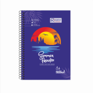 Summer Paradise – A4 Spiral Notebook for School & Work