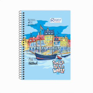 Sea of Ideas – A4 Spiral Notebook for School & Work